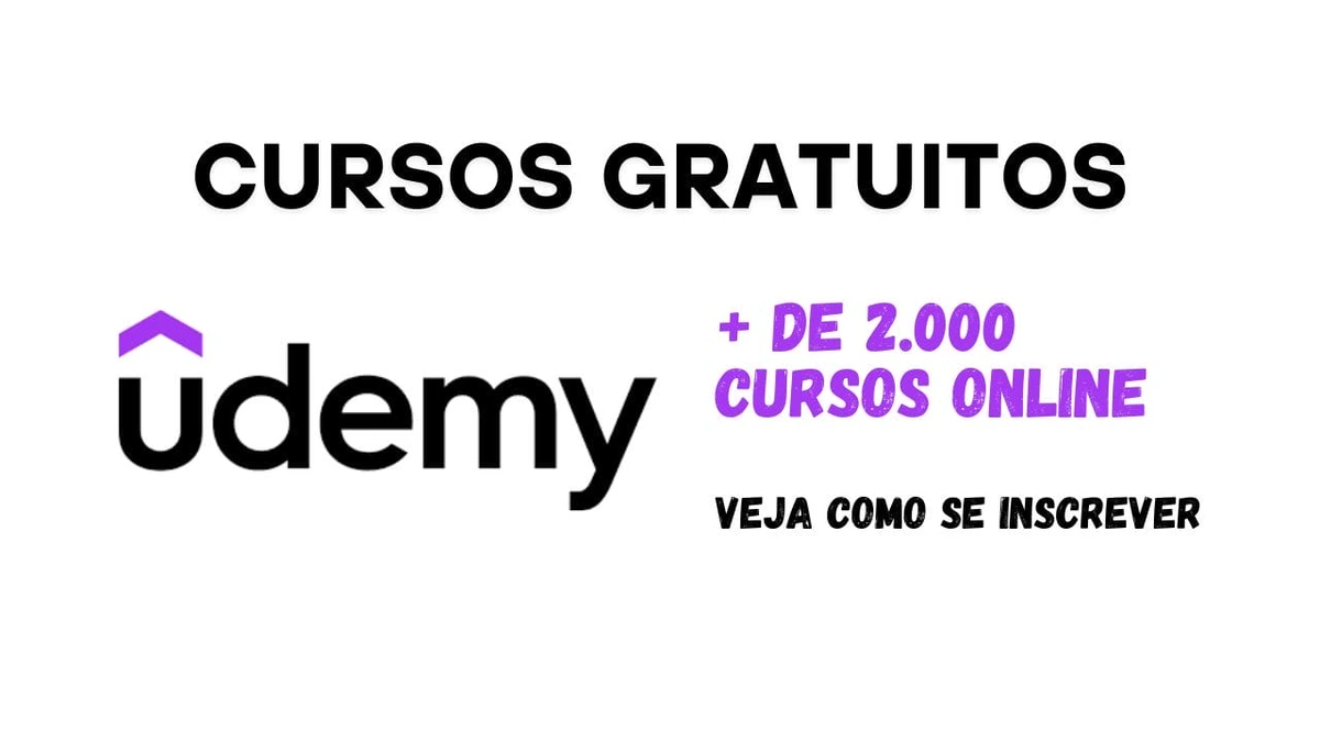 Cursos gratuitos na Udemy